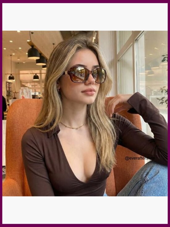 Polarized Square Sunglasses with UV400 Protection, Wrap Around Frame main image 6